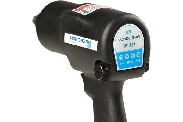 Ударный пневмогайковерт NORDBERG 1 2, 680Нм, ECO NP14068