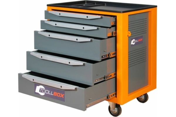 Инструментальная тележка Toollbox серии standart TBS-5 RAL 2008 Инструментальная тележка Toollbox серии standart TBS-5 RAL 2008