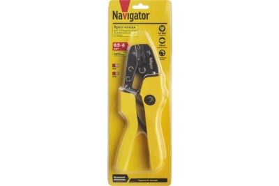 Пресс-клещи Navigator NHT-Pki01 (для изолированных, 6 мм2) 80384