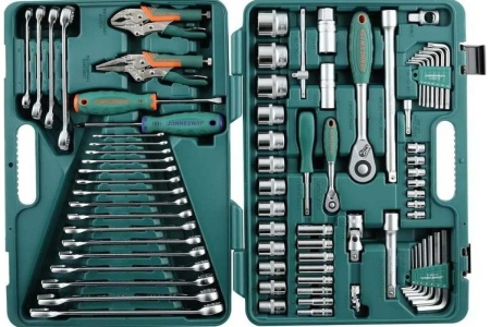 Универсальный набор торцевых головок, 78 предметов, Jonnesway S04H52478S