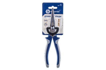 Длинногубцы 200 мм КОБАЛЬТ 647-161