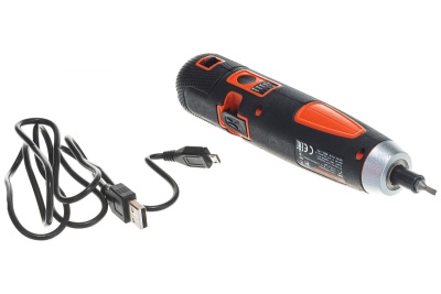 Аккумуляторная отвертка Black&Decker ION + 4 насадки BD40K4-RU