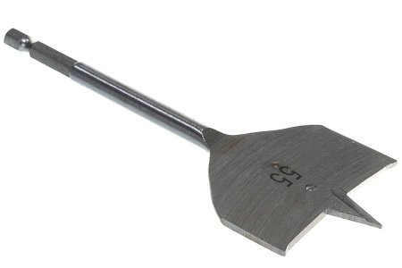 Сверло перовое по дереву (55х152 мм; HEX1/4) MATRIX 70435 Сверло перовое по дереву (55х152 мм; HEX1/4) MATRIX 70435