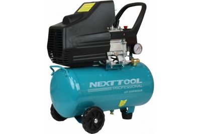 Воздушный масляный коаксиальный компрессор NEXTTOOL КМК-1600/24 один выход 600000
