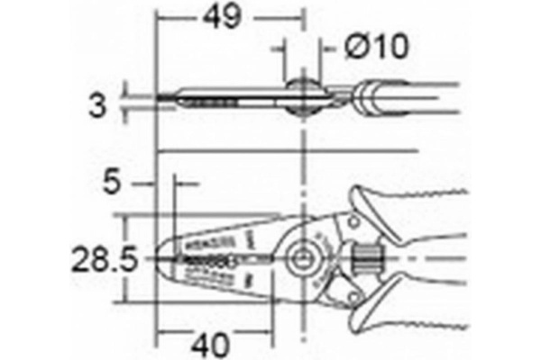 Клещи для зачистки ProsKit 1PK-3002E 00248264