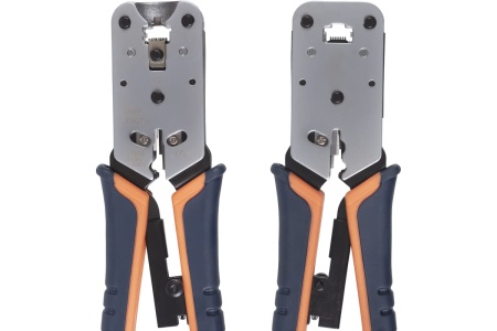 Обжимной инструмент Cabeus для RJ-45 (8р8с), профессиональный HT-L2182R