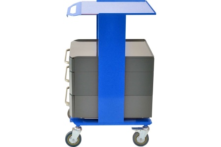 Тележка-тумба для инструментов Zatesov на три ящика SIPS-03-BLUE