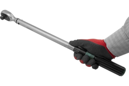 Динамометрический ключ щелчкового типа ROCKFORCE Premium с быстрой фиксацией, 40-220 Нм, 1/2", в пластиковом кейсе RF-6474535