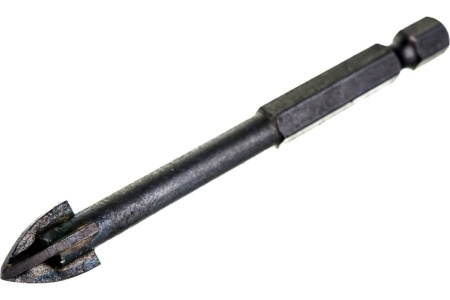 Сверло "PROFI" 10мм по керамике и стеклу, с четырьмя режущими лезвиями STAYER 2985-10_z*01 Сверло "PROFI" 10мм по керамике и стеклу, с четырьмя режущими лезвиями STAYER 2985-10_z*01