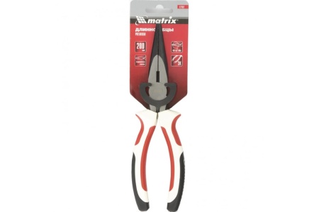 Прямые длинногубцы MATRIX Premium 200 мм 17187