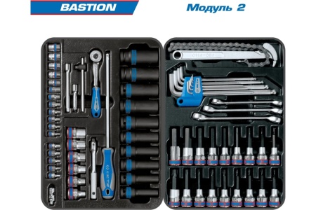 Набор инструментов KING TONY BASTION в черной тележке, 204 предмета 9G35-100MR