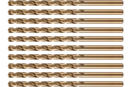 Сверло по металлу удлиненное с кобальтом 5% Profi 8x165 мм, 10 шт CUTOP 48-8-165