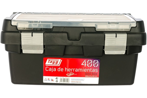 Ящик для инструментов 400x225x190мм, +лоток + органайзер Tayg 162008