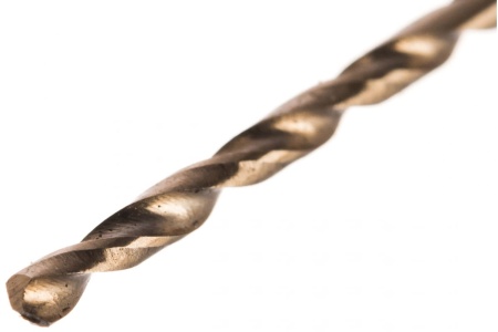 Сверло по металлу легированное кобальтом Р6М5К5 (2х49х24 мм) Кратон 1 05 18 001