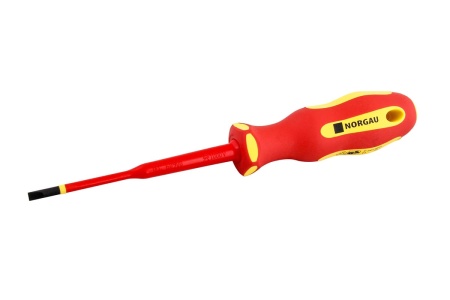 Шлицевая отвертка NORGAU VDE 3,5x100мм Slim N172, 067063135