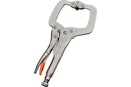 Сварочные зажимные клещи HARDEN тип С с плоской площадкой, 280мм. 560635