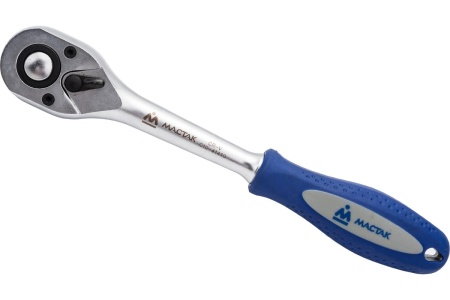 Флажковая трещотка с кнопкой 1/2", 45 зубцов МАСТАК 010-41410H