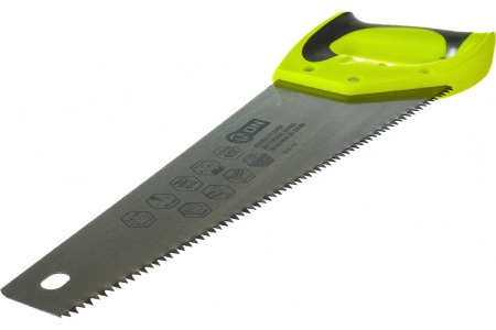 Ножовка по дереву ON двусторонняя заточка, закаленный зуб, 350 мм 03-01-101