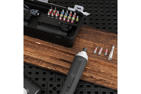 Аккумуляторная отвертка с прямой ручкой DELI DL-DP04-E1B2 102989