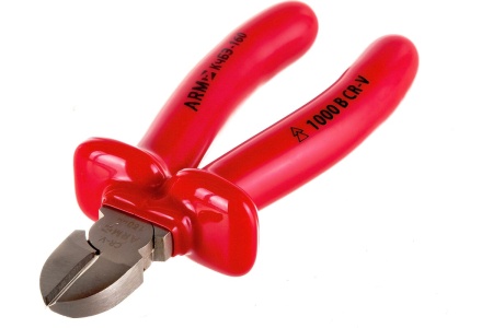 Кусачки ПКБ АРМА КЧБЭ-160 боковые, с электроизолированными рукоятками А422-2016