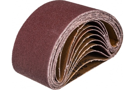 Лента шлифовальная (10 шт; 75х457 мм; P60) ПРАКТИКА 032-874