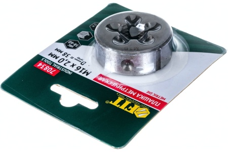 Плашка FIT IT метрическая, легированная сталь, 16x2,0 мм 70834