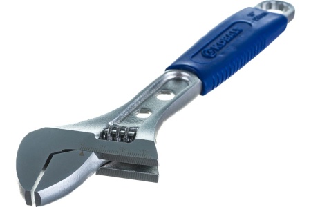 Разводной ключ 260мм, ширина захвата 35мм, двухкомпонентная рукоятка КОБАЛЬТ 244-957