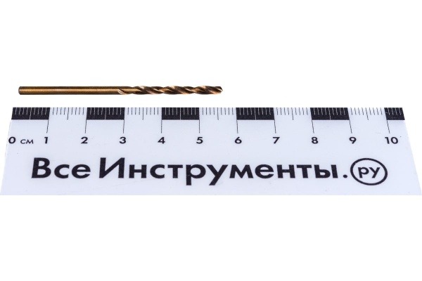 Сверло по металлу кобальтовое (2.5х57 мм) ПРАКТИКА 033-406 Сверло по металлу кобальтовое (2.5х57 мм) ПРАКТИКА 033-406