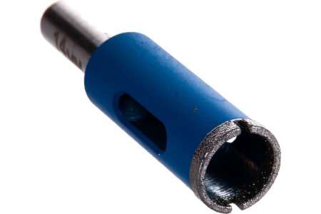 Сверло "ЭКСПЕРТ" алмазное (14 мм; Р100) по стеклу Зубр 29860-14