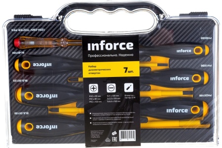 Набор отверток диэлектрических 7шт Inforce 06-09-84