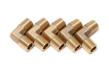 Соединитель угловой наружная резьба 3/8"х3/8", 5 шт Forsage 26646 F-MML06K