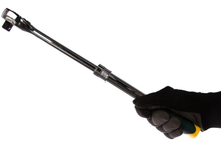 Телескопическая трещотка для торцевых головок Kraftool PRO Сr-V сталь, 72 зубца, 1/2 27798-1/2