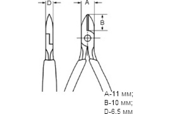 Прецизионные бокорезы для электроники KNIPEX KN-7912125ESD