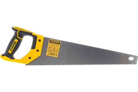 Ножовка по дереву пила Stayer "Cobra 5" 400 мм, 5 TPI, прямой крупный зуб, быстрый рез поперек волокон, для крупных и средних заготовок, 1506-40_z02
