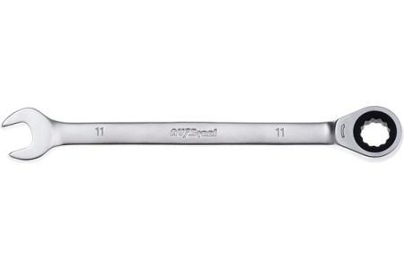 Комбинированный ключ с трещоткой 11мм AV Steel  AV-315011