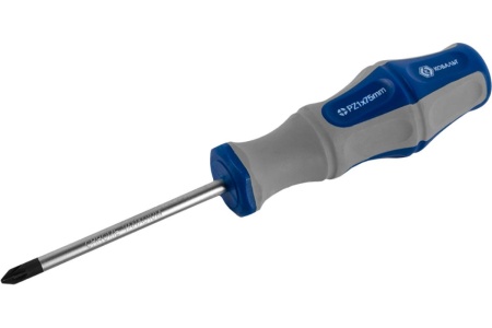 Отвёртка Ultra Grip PZ-1 х 75 мм CR-V КОБАЛЬТ 646-409
