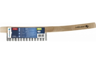 Проволочная щетка HOEGERT TECHNIK стальная проволока, 5x15 HT3B625