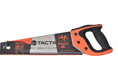 Ножовка по дереву TACTIX 380 мм, зуб 8/9 265021