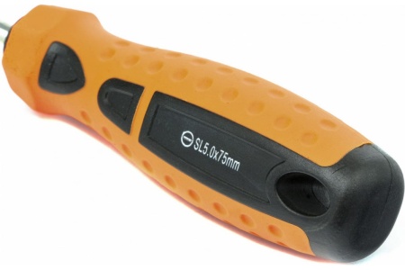 Отвертка SL5.0х75мм, CrV, 2-х компонентная рукоятка SPARTA Point 11765