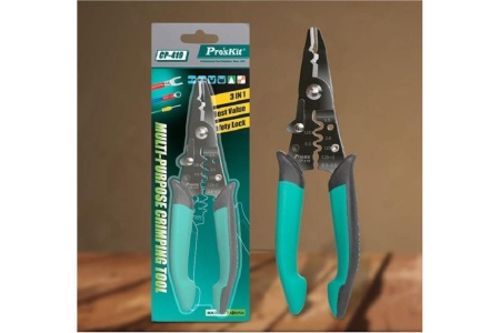 Клещи-кусачки для резки/зачистки/обжима проводов ProsKit CP-419 (аналог CP-415) С00040155
