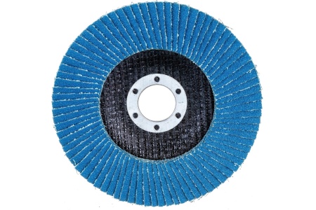 Круг лепестковый торцевой циркониевый плоский (125 мм; P80) FIT 39974