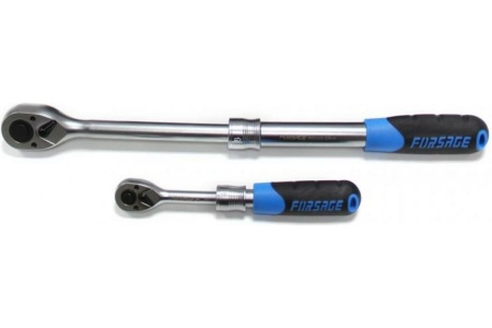 Набор инструментов с телескопическими трещотками Forsage F-41082-5L 108пр.1/4''&1/2''(6гр.)(4-32мм) 48321