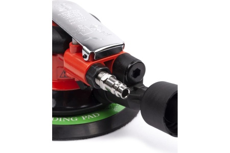 Пневматическая орбитальная шлифмашина AV Steel 150 мм с отсосом AV-701336