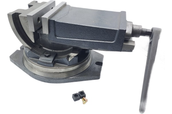 Станочные тиски TORNERI глобусные 2-х осевые поворотные L губок 160 мм, серия QHK160 045774