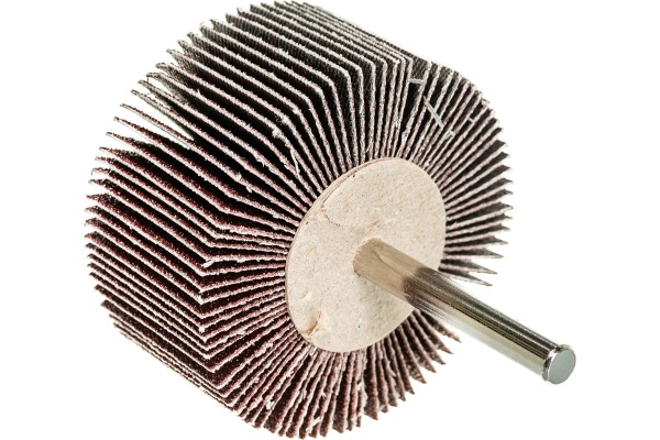 Круг шлифовальный лепестковый с оправкой на шпильке (60х30х6 мм; P80) MESSER 11-60-080