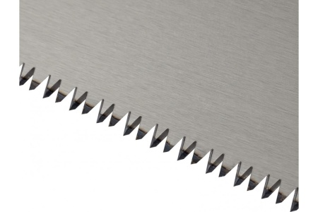 Ножовка по дереву Denzel, 450 мм, 11 TPI, зуб 3D, металлопластиковая рукоятка 24141