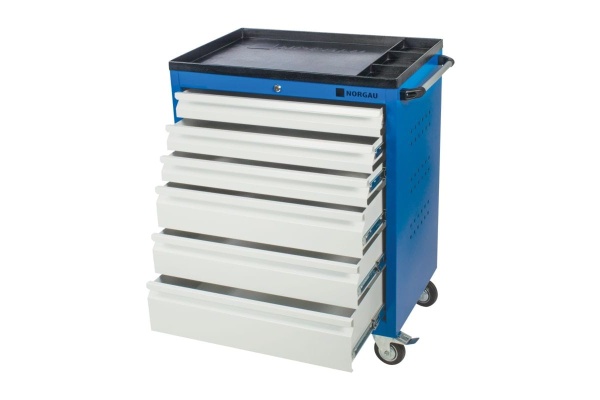 Инструментальная тележка NORGAU 6 ящиков, тип RAL5005/7035 ТН163838 Инструментальная тележка NORGAU 6 ящиков, тип RAL5005/7035 ТН163838