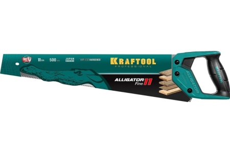 Ножовка для точного реза Kraftool "Alligator 11", 500 мм, 11 TPI 3D зуб, 15203-50