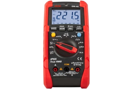 Цифровой мультиметр с поверкой RGK DM-40 779661