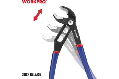 Переставные клещи WORKPRO быстрорегулируемые, 200 мм, 250 мм, 2 шт. WP201005